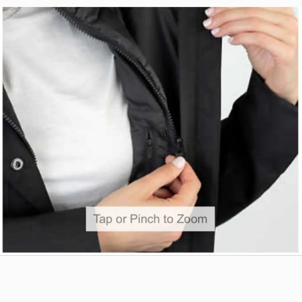 Kirkland Signature Ladies 3-In-1 Parka, Black (2X) - Picture 3 of 6